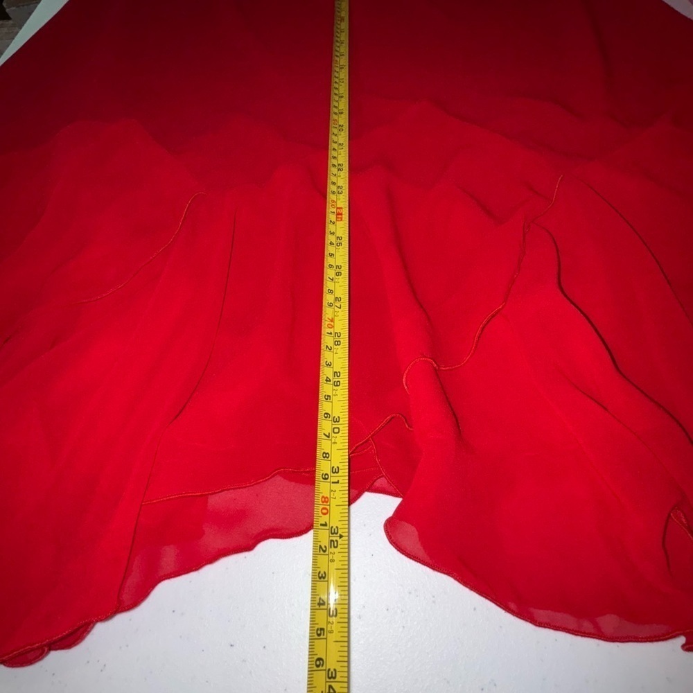 SL Fashions Red Women's Skirt Set - Picture 7 of 16
